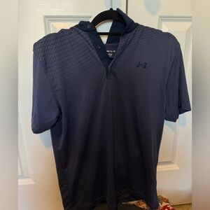 Under Armour Men's Dark Blue golf polo Shirt